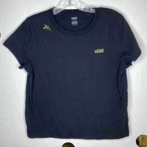 Vans graphic tee crop top